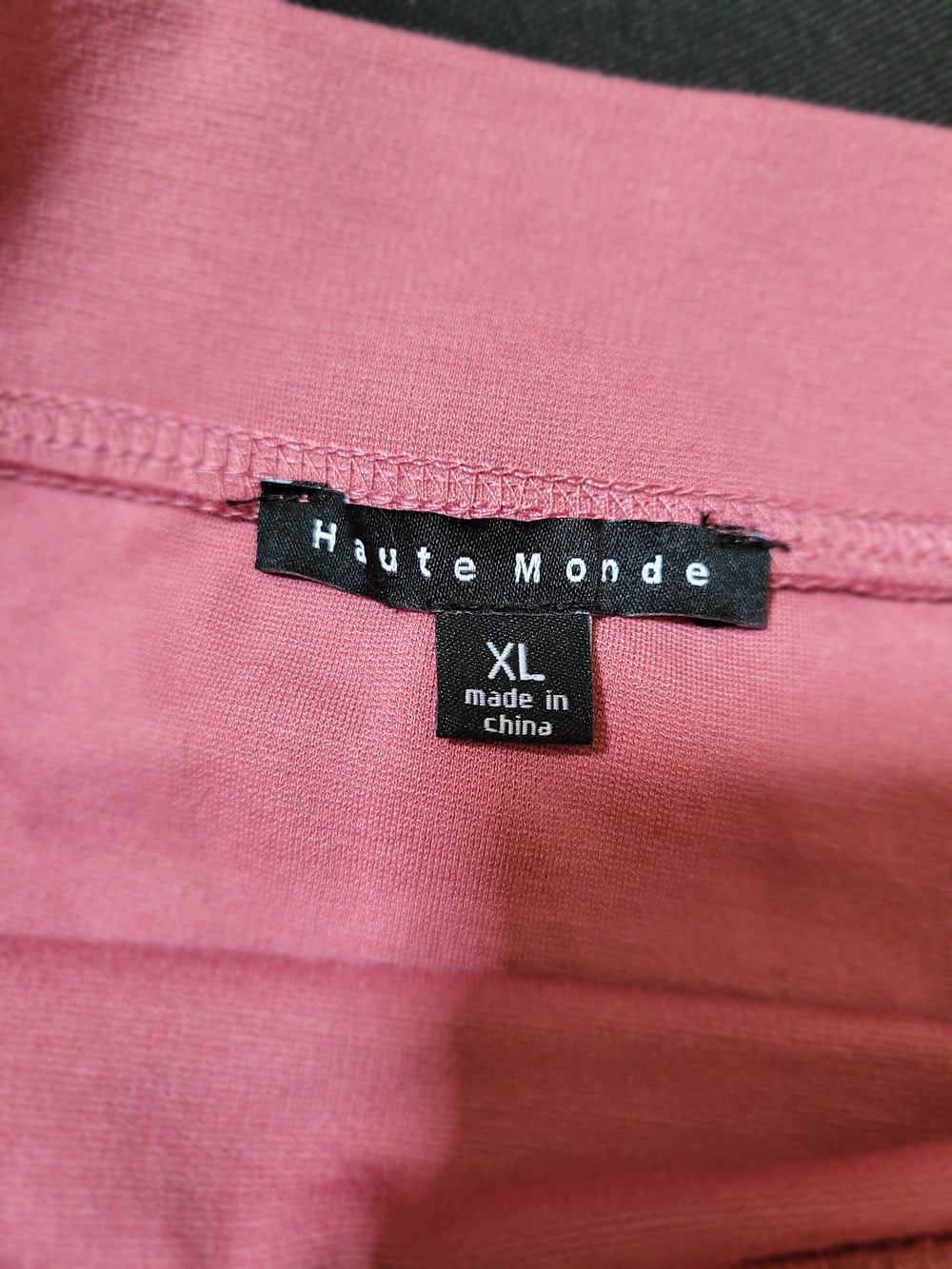 Haute Monde Mauve Pink Lace-Trim Pencil Skirt - Picture 8 of 10